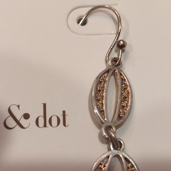 Stella and Dot Kimberly Drop earrings Silver - Picture 4 of 4